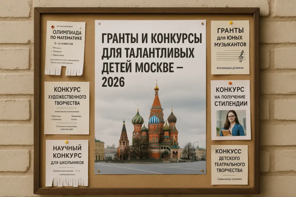 Гранты и конкурсы для талантливых детей в Москве — 2026: куда успеть подать заявку